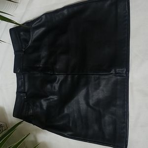 Dynamite Faux Leather Skirt